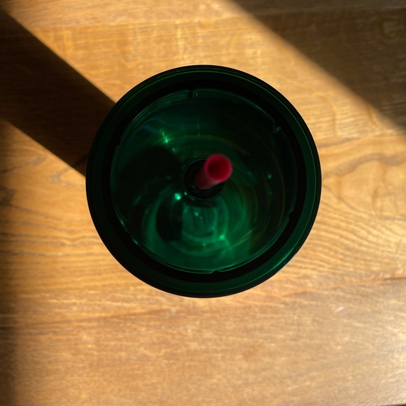 Starbucks Red and Green Ribbon Tumbler - Picture 3 of 7
